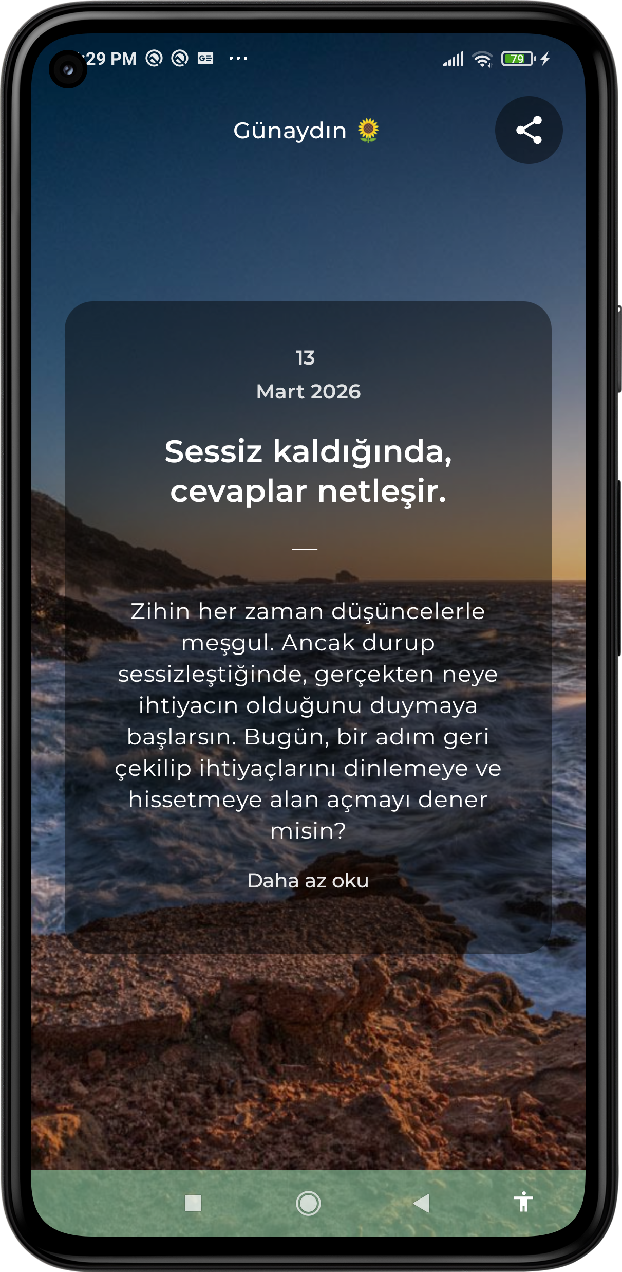 Mentiva uygulama önizlemesi